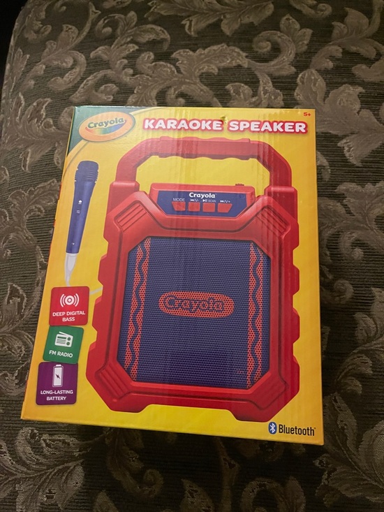 Crayola Other - Crayola Red & Blue Portable Bluetooth Karaoke Speaker with Microphone